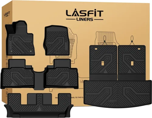 Vista 13 de LASFIT Alfombrillas delanteras para Ford F-150 2015-2026 F150 Lightning 2022-2025 SuperCrew & Super Cab Alfombra para todo tipo de clima, tapetes