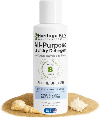 Vista 16 de Heritage Park - Detergente para ropa de lujo Detergente para ropa natural y enzimático probado por dermatólogos, a base de plantas, respetuoso