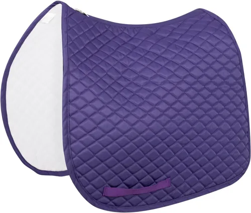 Vista 21 de TuffRider Basic Pony Saddle Pad – Diamond Quilted, Flannel Lined, Breathable Schooling Pad for Horses