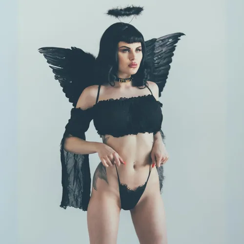 Vista 5 de Leg Avenue – Disfraz de ángel para mujer, con accesorios