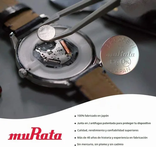 Vista 5 de Murata 364 SR621SW Batería 1.55V Celda de botón de reloj de óxido de plata - Sustituye a Sony 364 (2 baterías)