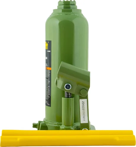 Vista 2 de Pro-Lift Gato de botella soldado de 8 toneladas - (16,000 libras) de capacidad de elevación hidráulica con bomba lateral Mango de dos piezas