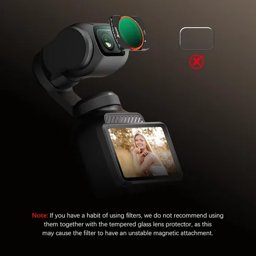 Vista 8 de AMAZEAR Protector de pantalla de lente para DJI Osmo Pocket 4/3/Xtra Muse (paquete de 6), Pocket4 Accesorios Protector de pantalla de vidrio