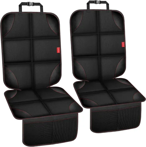 Vista 15 de Protector de asiento de coche, protectores de asiento de coche con acolchado grueso sin huellas Beige