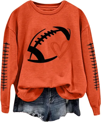 Vista 25 de Sudadera casual para mujer, manga larga, con cuello redondo, ropa de primavera, tallas S-3XL