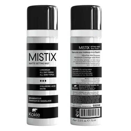 Vista 4 de Kokie, Mistix Matte Setting Mist