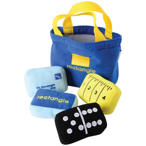 Vista 2 de Constructive Playthings MTC-680 - Bolsas suaves para clasificar formas para niños, juego de 25 piezas