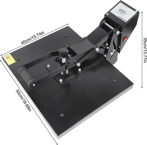 Vista 7 de Prensa de calor, máquina de prensa de calor de 16 x 20 pulgadas, máquina de transferencia de prensa de calor por sublimación de camisetas, máquina