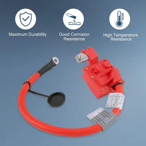 Vista 5 de Terminal positivo de la batería del cable de soplado de cable de plomo más poste reemplazo para BMW E90 E91 E92 E82 E84 E88 128i 135i 325i 325xi