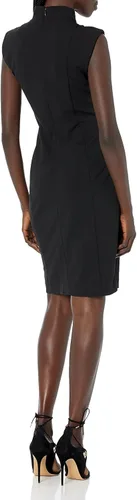 Vista 2 de Calvin Klein Vestido sin mangas con abertura en el pecho para mujer