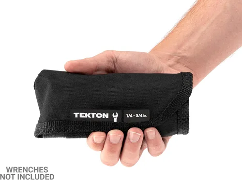 Vista 4 de TEKTON Funda para llave combinada de 11 herramientas (1/4-3/4 pulgadas) OTP21106 Fabricado en Estados Unidos