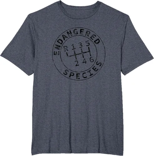 Vista 20 de Endangered Species Stick Shift Manual Transmission Drivers T-Shirt Baby Blue