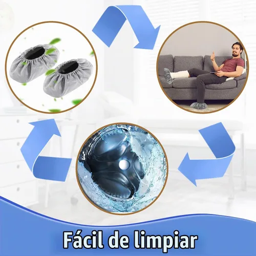 Vista 5 de Mepase 12 Piezas de Funda para Botas de Caminar con Fractura, Funda para Pies Reutilizable Impermeable Antideslizante para Botas de Caminar