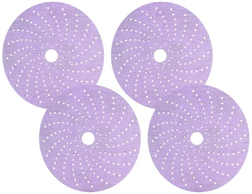 Vista 29 de 3M Cubitron II Hookit 31370 - Disco abrasivo de lijado limpio, 6 pulgadas, grado 40+, paquete de 50 discos, alto rendimiento, larga duración