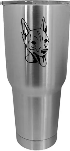 Vista 151 de Cairn Terrier - Vaso grabado con temática de perro, 30 onzas