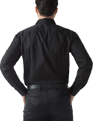 Vista 5 de Paul Jones - Camisas de vestir de manga larga con botones para hombre