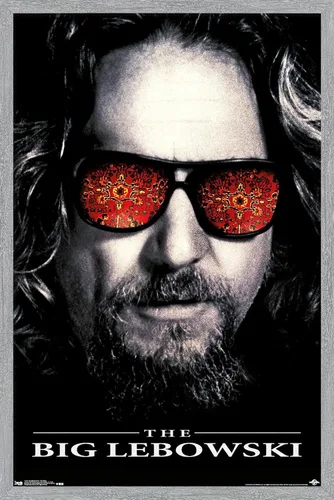 Vista 14 de Trends International The Big Lebowski - Póster de pared de una hoja, 14.725 x 22.375 pulgadas, versión enmarcada de madera de granero