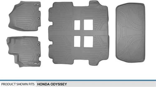 Vista 58 de MAXLINER Juego de alfombrillas de primera fila para Honda Odyssey 2011-2017
