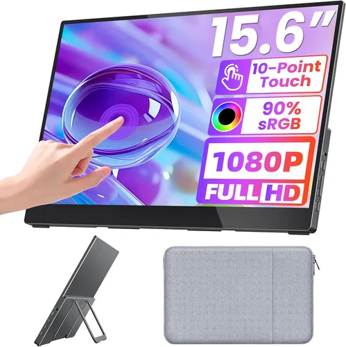 Vista 12 de Upperizon Monitor portátil de 14 pulgadas 4K 3840X2400 100000:1 100% DCI-P3 OLED HDMI USB-C Monitor de viaje para laptop, MacBook, PC, Surface PS5