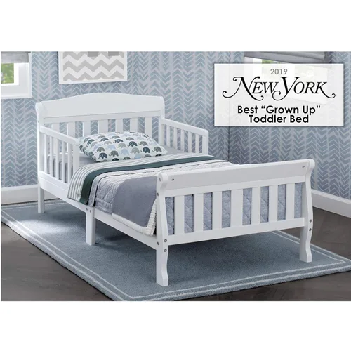 Vista 2 de Delta Children - Cama infantil modelo Canton, color blanco