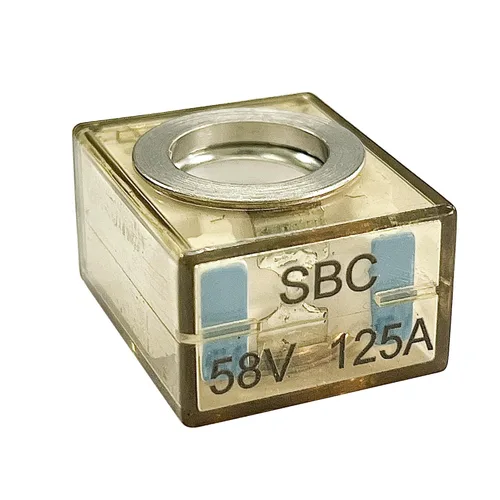 Vista 12 de Bloque de fusibles de terminal doble South Bend Components con clasificación marina (MRBF), 300A máx., 58V CC máx., IP 66, protegido contra