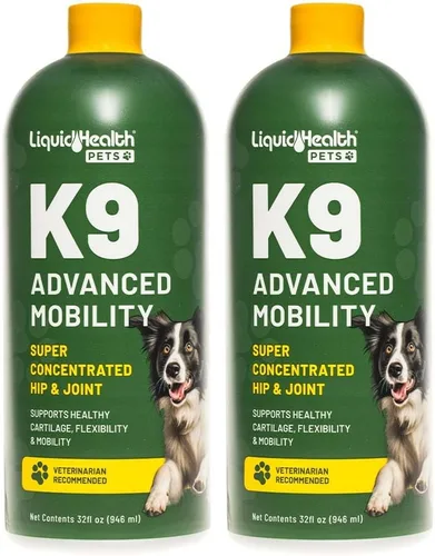 Vista 9 de LIQUIDHEALTH Pets K9 Advanced Mobility Nivel de glucosamina líquida 5000 para perros grandes con condroitina, MSM, Boswellia Serrata – Vitaminas