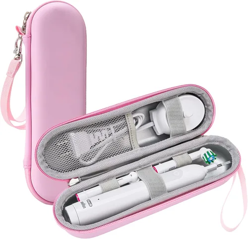Vista 10 de ProCase Estuche de viaje para cepillo de dientes Oral-B y Sonicare - Beige