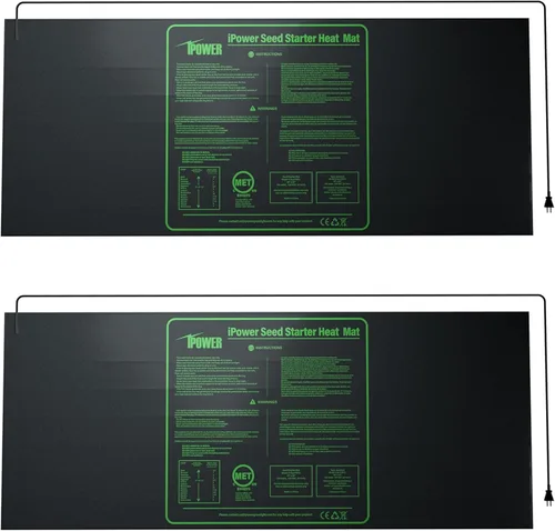 Vista 21 de iPower Alfombrilla térmica duradera e impermeable para plántulas, almohadilla hidropónica cálida para un inicio eficiente de semillas, uso