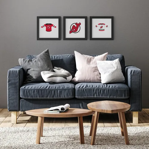Vista 2 de Trends International Gallery Pops NHL New Jersey Devils - Paquete de arte de pared de jersey (paquete de 3)