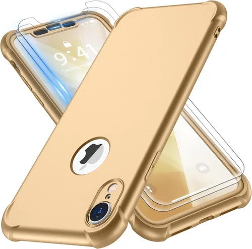 Vista 13 de ORETECH Funda para iPhone XR, con [2 x Protectores de Pantalla] [Prueba de Caídas de Grado Militar de 10 Pies] [Protección de Cámara] 360° A Prueba