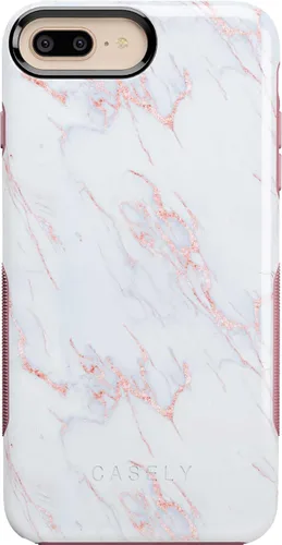Vista 13 de Casely Funda para iPhone 6/7/8 Plus Funda con estampado de festival (solo buenas vibraciones)