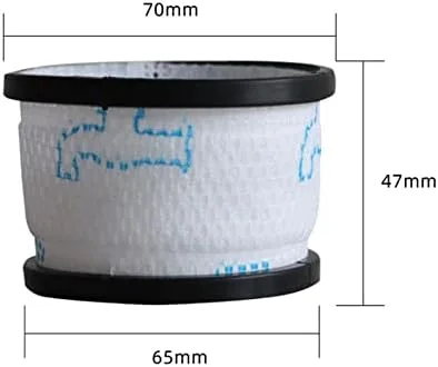 Vista 2 de 4 filtros de cubo de polvo al vacío S600 S6P Accesorios de piezas de filtro primario blanco Filtro de aspirador de algodón para Inse para paquete