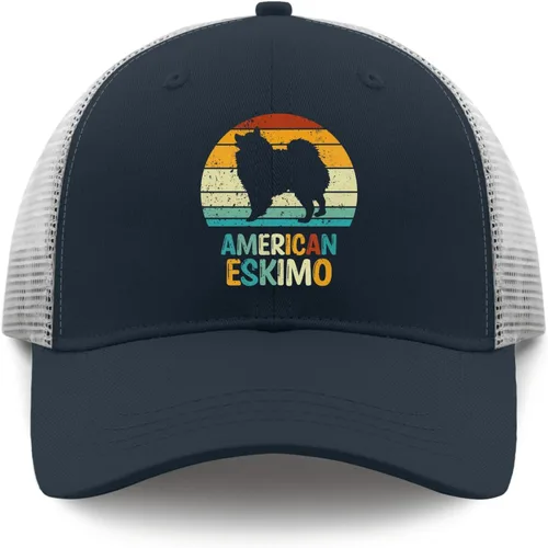 Vista 9 de devor Gorra de béisbol esquimal americana para hombre, diseño gráfico de mezclilla ajustable
