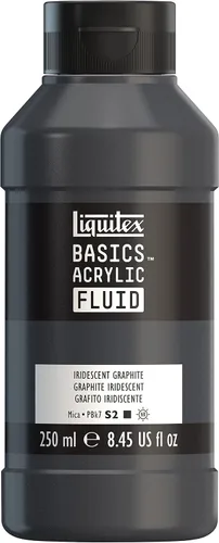 Vista 52 de Liquitex BASICS - Pintura acrílica fluida, botella de 4 onzas, tono permanente carmesí lizarina Super Versatile, Fine Art Pigments; Fluid