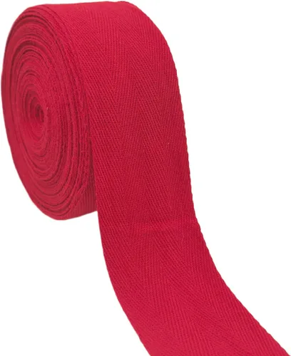 Vista 9 de Cinta de sarga de algodón natural de 2 pulgadas para coser, Home Deco -30 yardas de cinta de sarga duradera en espiga - Cinta de encuadernación