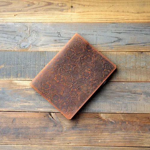 Vista 3 de JJNUSA Funda de cuero compatible con Moleskine XXL de 8.5 x 11 pulgadas, funda para diario de viaje para cuaderno de viaje de cuero envejecido