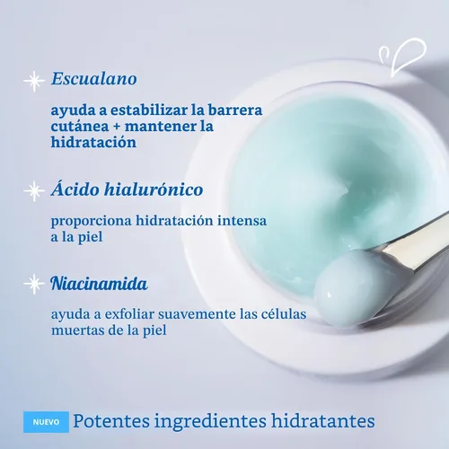 Vista 4 de belif Aqua Bomb – Hidratante diario de niacinamida, crema facial ligera y rellenante con ácido hialurónico y escualano, efecto refrescante, cuidado