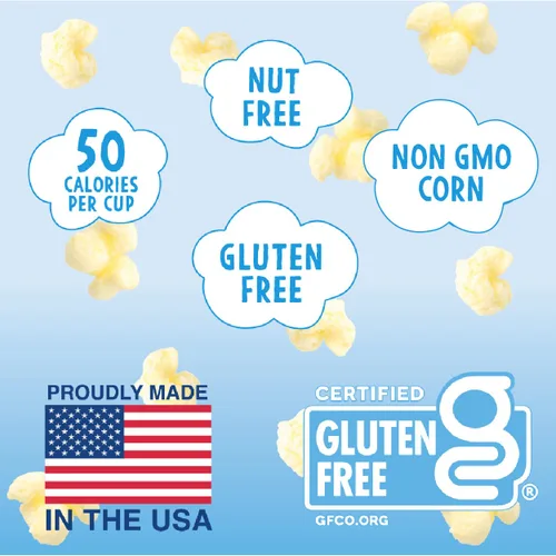 Vista 3 de Like Air Puffcorn - Paquete de 5 sabores variados (14 g, paquete de 20) - Snacks de porción única, 80 calorías, sin gluten, kosher, maíz sin OMG