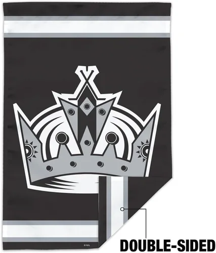 Vista 2 de Bandera de jardín con logotipo de Los Angeles Kings de la NHL