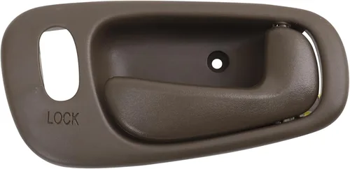 Vista 100 de TRQ Manija Interior de Puerta del Lado del Pasajero Negra Compatible con Ford Bronco 1987-1996 F-150 1987-1997 F-250 1997 F-250 HD F-350