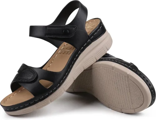 Vista 6 de Ortho+rest Sandalias ortopédicas cómodas para caminar con soporte de arco para mujer
