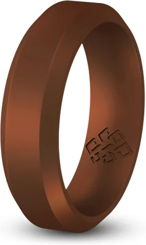 Vista 45 de Knot Theory - Anillo de boda de silicón para hombres y mujeres Anillos de goma finos de calidad superior con gran estilo, comodidad; son ideales