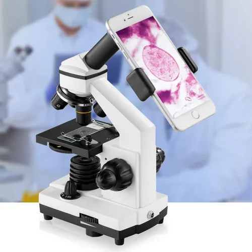 Vista 7 de Microscopio para adultos y niños, 100X-2000X BEBANG Microscopio compuesto con portaobjetos de microscopio, kit de microscopio para niños