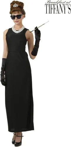 Vista 2 de Disfraz Golightly de Desayuno para adultos en Tiffany's Holly, Negro
