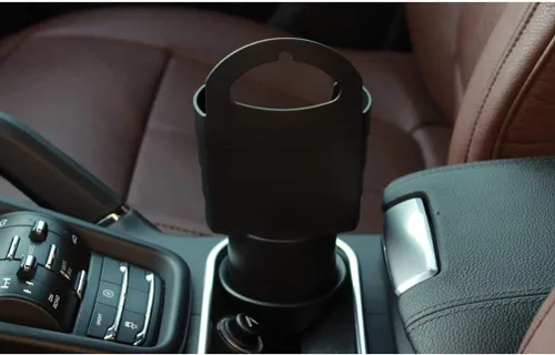 Vista 2 de TRUE LINE Automotive Soporte para papas fritas de taza de coche Soporte para teléfono celular de bebida de comida rápida