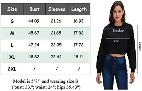 Vista 6 de Amazhiyu - Sudadera corta de manga larga y de vellón para mujer