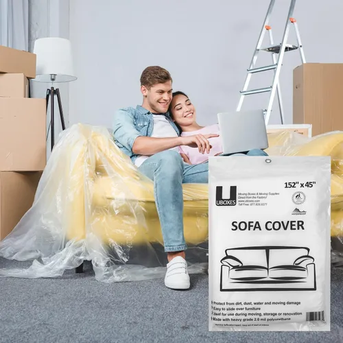 Vista 8 de Uboxes Fundas protectoras de poliéster para sofá, 152 x 45 pulgadas (paquete de 1)