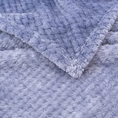 Vista 3 de Manta difusa o manta mullida para bebé, suave y cálida y acogedora manta de lana de coral para niños pequeños, bebés o recién nacidos, para cuna