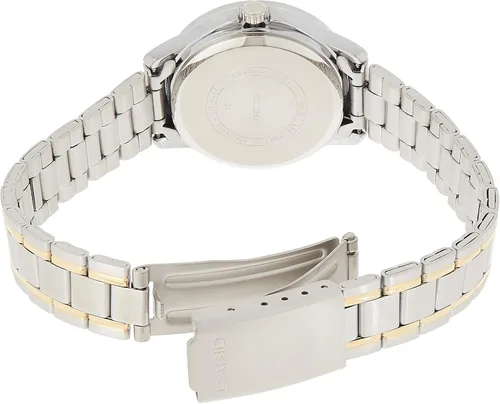 Vista 2 de Casio LTP-V004SG-9A Reloj analógico de dos tonos de acero inoxidable para mujer