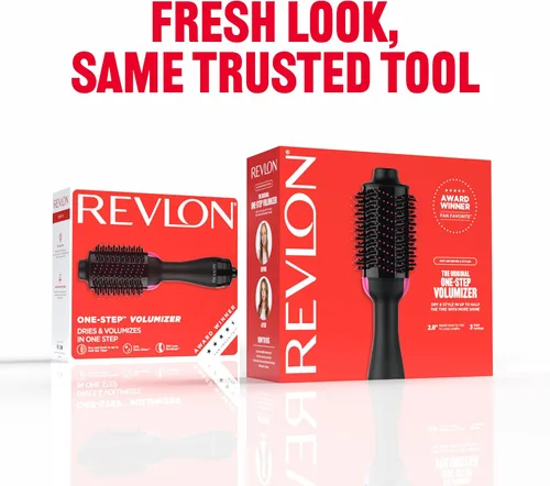 Vista 8 de Revlon-Cepillo de aire caliente para secador de cabello y voluminizador de un solo paso, negro (el embalaje puede variar)
